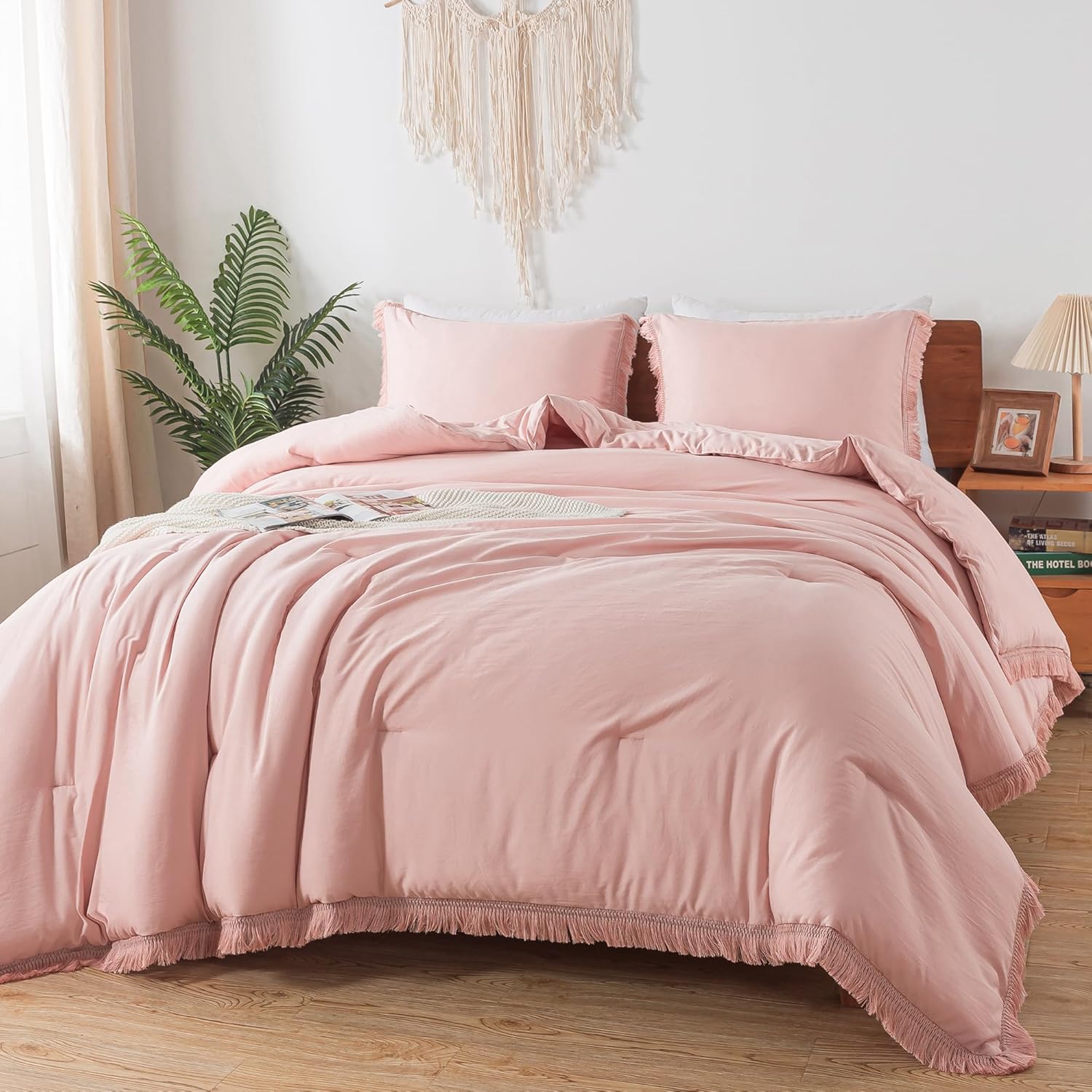 Boho Tassel Lightweight Soft Bedding Comforter Sets