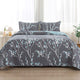 Floral Reversible Flower Quilted Bedspread Coverlet