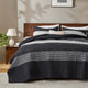 Striped Patchwork Quilt Set