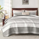 Striped Patchwork Quilt Set