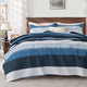 Striped Patchwork Quilt Set