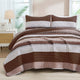 Striped Patchwork Quilt Set