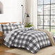 Checkered Plaid Gingham Comforter Set